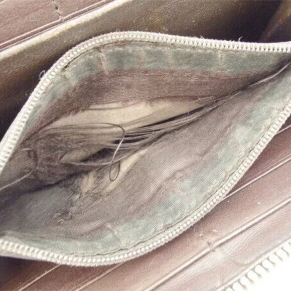 GUCCI Long Wallet Gucci Shima ?~ Authentic USED N317 - Picture 6 of 6